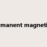 permanent magnetism是什么意思