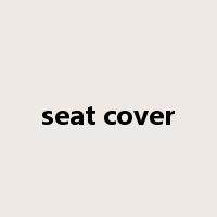 seat cover是什么意思