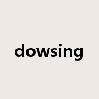 dowsing是什么意思