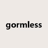 gormless是什么意思