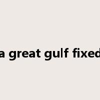 a great gulf fixed是什么意思