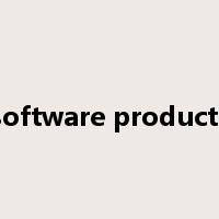 software products是什么意思