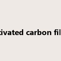 activated carbon filter是什么意思