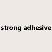 strong adhesive是什么意思
