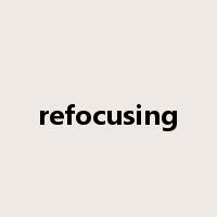 refocusing是什么意思