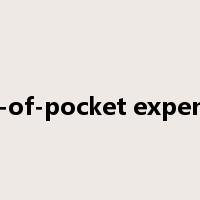 out-of-pocket expenses是什么意思