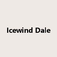 Icewind Dale是什么意思