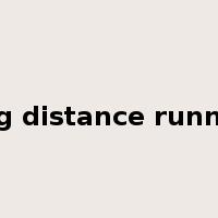 long distance running是什么意思