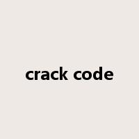 crack code是什么意思