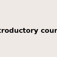 introductory course是什么意思