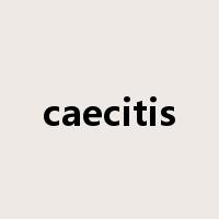 caecitis是什么意思