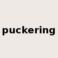 puckering是什么意思