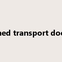 combined transport document是什么意思