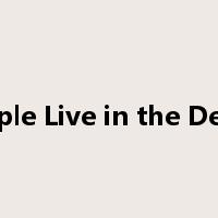 People Live in the Desert是什么意思