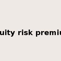 equity risk premium是什么意思