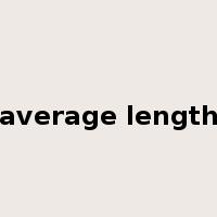 average length是什么意思