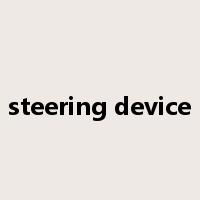 steering device是什么意思