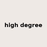 high degree是什么意思