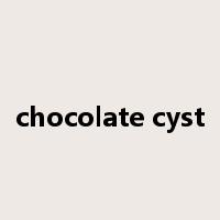 chocolate cyst是什么意思