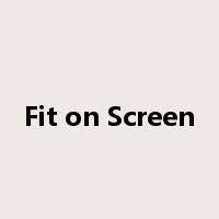 Fit on Screen是什么意思