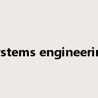 systems engineering是什么意思