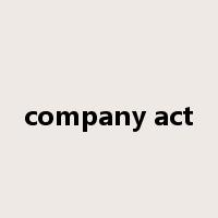 company act是什么意思