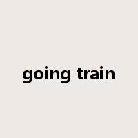 going train是什么意思