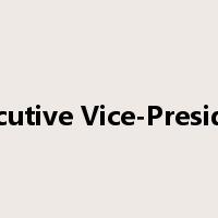 Executive Vice-President是什么意思
