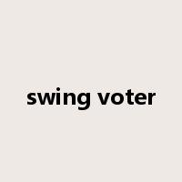 swing voter是什么意思