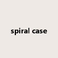 spiral case是什么意思