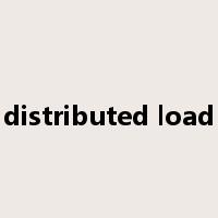 distributed load是什么意思