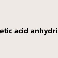 acetic acid anhydride是什么意思