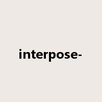 interpose-是什么意思