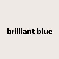 brilliant blue是什么意思