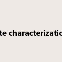 site characterization是什么意思