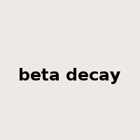 beta decay是什么意思