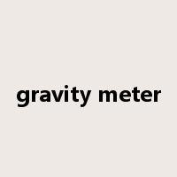 gravity meter是什么意思