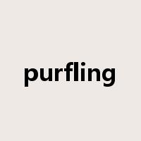 purfling是什么意思