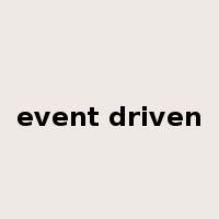 event driven是什么意思