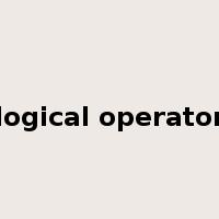 logical operator是什么意思