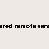 infrared remote sensing是什么意思