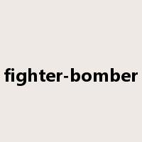 fighter-bomber是什么意思