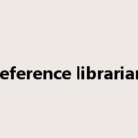 reference librarian是什么意思