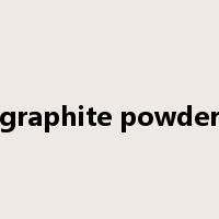 graphite powder是什么意思