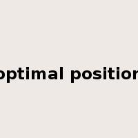 optimal position是什么意思