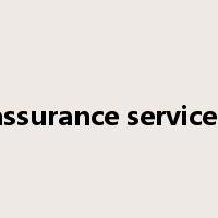 assurance services是什么意思