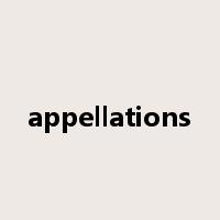 appellations是什么意思