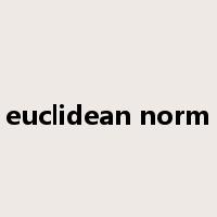 euclidean norm是什么意思