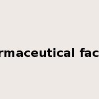 pharmaceutical factory是什么意思