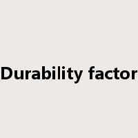Durability factor是什么意思